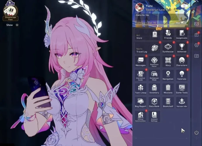ASIA|TL 70|20 Limited|[Saber,Phainon,Acheron,Archer]+Sign,Cyrene,Castorice,B3,Dante,Robin,Black Swan|Female MC|Take Mail|HSR7649