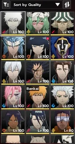 NuverseSEA|LV 79|17 SSR [SoiFon+Skin,IchigoIH B3,NellielB1,UraharaB5,GrimmjowB1,Mayuri,Gin,etc]+Stamp|13 Sign|Log Google|BSR1230