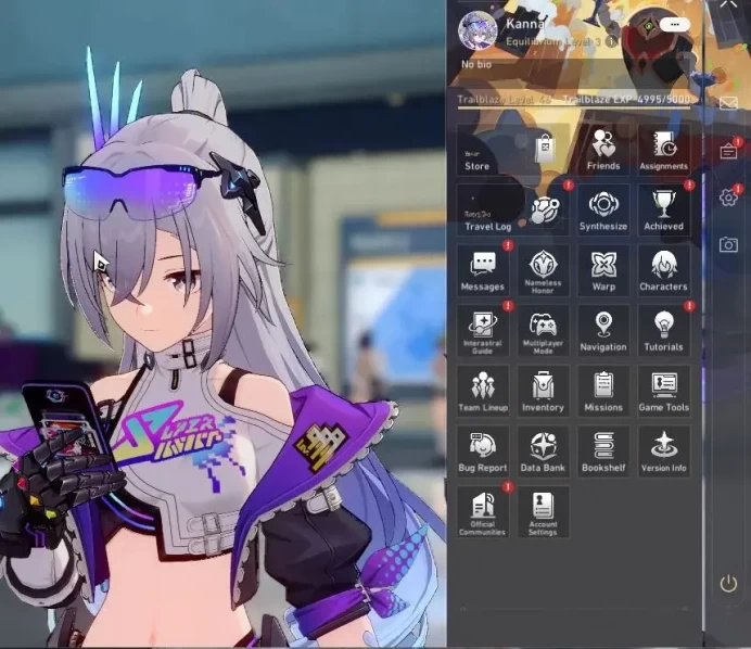 Asia|TL 46|5 Limited|Silver Wolf 999+Sign,Acheron,Huohuo E1,Blade,Dante|Male MC|Take Mail|Check SS(HSR7652)
