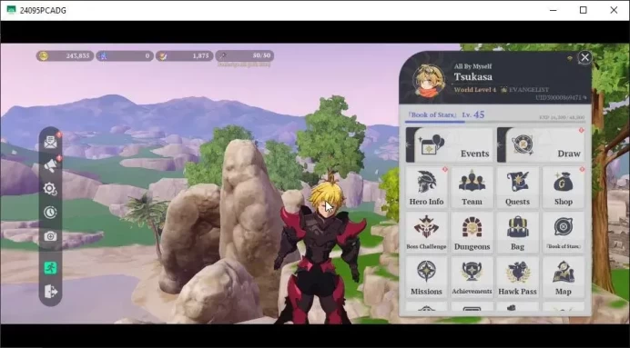 SEA|Lvl 45|8 SSR|MeliodasP9,DaisyP4,MerlinP7,Mannie P4,GuilaP5,KingP4,DianeP1,DrakeP1,etc|Many Skins|Log NetMarble|SDO1161