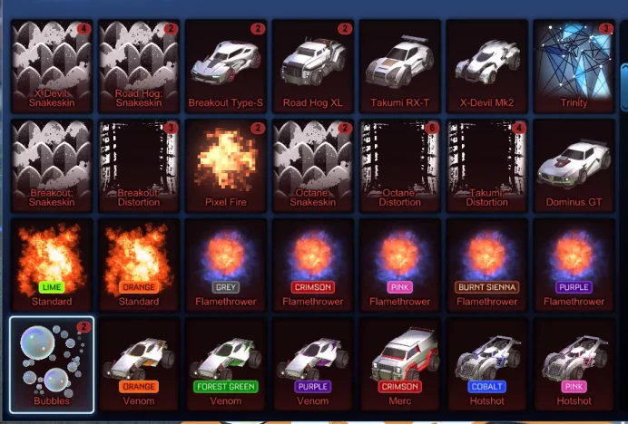 RL339 TW Octane, Fennec, 30+ Car's, 40+ BM's, Level 1, Platform: Epic Games, PC