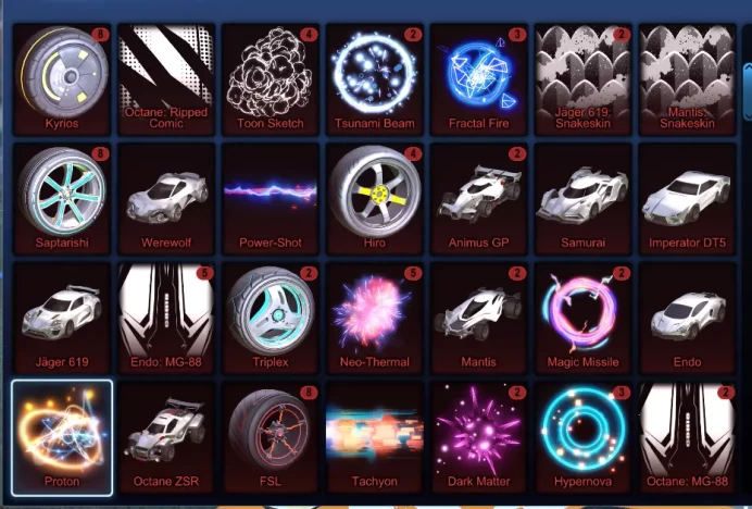 RL339 TW Octane, Fennec, 30+ Car's, 40+ BM's, Level 1, Platform: Epic Games, PC