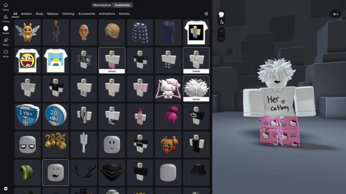 STOCK527 //LOTS OF CLOTHES 100k Total | guy's account 20+ skins, 11k R$ in Bed Wars (15 sets)