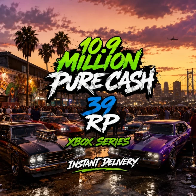 XBOX Series X/S Edition | 10.9 million Pure Cash | 39 RP | Full Access Account | Instant Access | Fast Delivery | GCLD1485