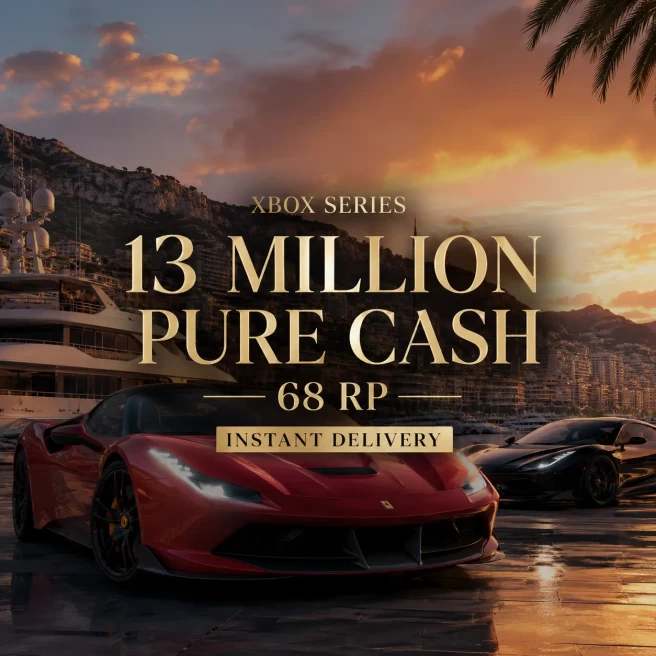 XBOX Series X/S Edition | 13 million Pure Cash | 68 RP | Full Access Account | Instant Access | Fast Delivery | GCLD1486