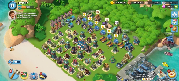 [Code A417] [Android/IOS] Level 61 / HQ 22 / Very Cheap