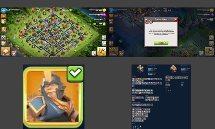■TH:14 (47%) (GemValue:$6098) ■Heroes: K58 Q66 W32 C6 P40 ■EE:1 ■Skins:1 ■BH: ■Full Access ■Instant Delivery ■A7204 ____________________________