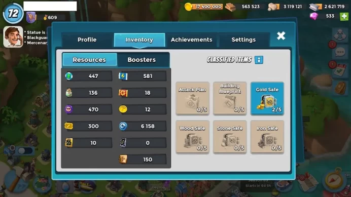 BB909: Lv72 - HQ27 - VP1901 - POWER 136 | Sculptor Lv10 (12/12) | Submarine lv10 -  GUNBOAT 26 - 500 diamond 