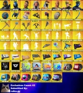 [3in1] / Instant • FN (All Platforms) • 337 Skins • Master Chief Black • Neymar Jr • Black Adam • BMW car • Inferno • Full Access • 2 Gifts