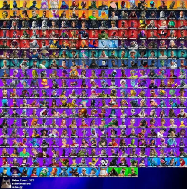[3in1] / Instant • FN (All Platforms) • 337 Skins • Master Chief Black • Neymar Jr • Black Adam • BMW car • Inferno • Full Access • 2 Gifts