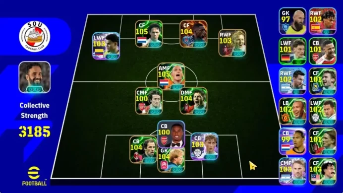 Android|BigTime Ousmane Dembele,Epic Gerrard,Marco van Basten,Sneijder,Oliver Kahn,ShowTime LuisDiaz,etc|PES2026|TakeMail|EF2029