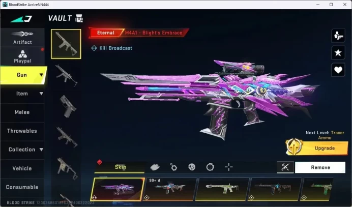 ASIA | 3 ETERNAL GUN:M4A1, AK47,UMP45 |1 ETERNAL STRIKER: ZERO|1 COLLAB SCAR EVA|4 ULTRA STRIKER|More Check SS BS1563B