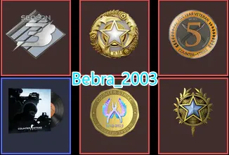 CS2 Prime 648 hours+5Medals(2020-2025 Service Medal/Premier Season Three Medal/5Y/Global Offensive Badge)