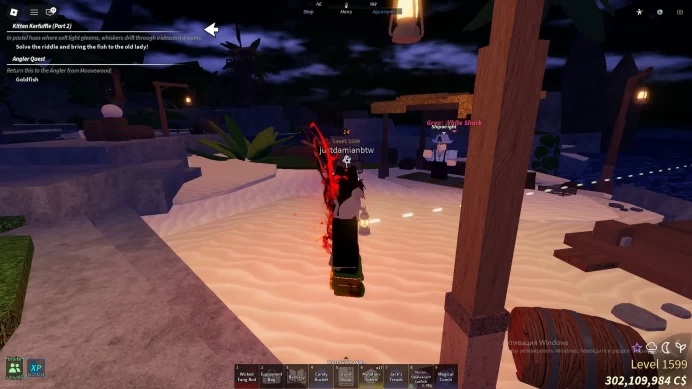 ROBLOX2530//ACCOUNT WITH BSS BEAR BEE 2 MYTHIC FISCH LVL1599 ALMOST ALL RODS 3 GAME PASSES BF LVL 2325 TOTAL 5000 RB