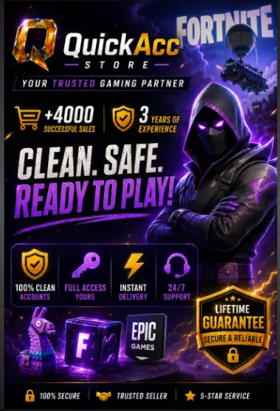 【UNITED STATES】Fortnite Fresh Account | Full Epic & Email Access I CHANGABLE MAIL | Instant Delivery