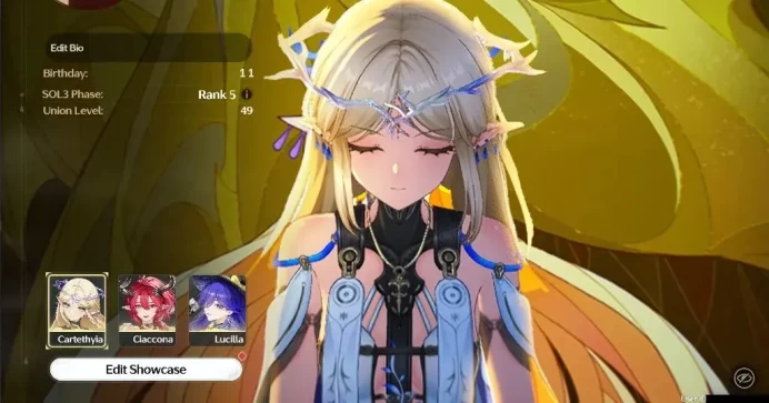 SEA|UL 49|Ready Gacha 19K Astrite| 4 Limited| Cartethyia,Ciaccona,Lucilla,Rebecca |DB Lvl 29|Female MC|Log Kuro|Check SS|WW3755