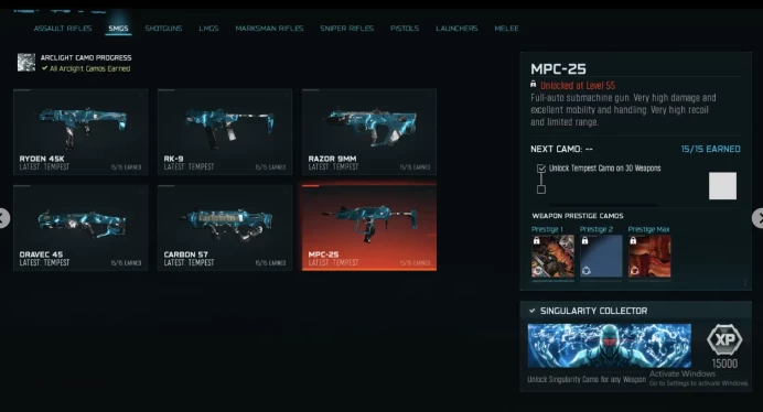 Singularity Mega Loaded