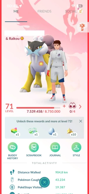 Level 71, 3 Legendary IV100, 114 Shiny, 183 Legendary, 219 IV 100, 14 Shiny Legendary, 59 Shadow Legendary