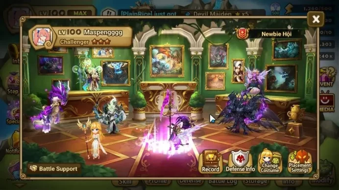 ASIA Lv100|5 LD[Craka,Manannan,Geldnir,Actaeon,Dr Albert]|70+ NB5|187 6*Monsters|All Farm|Good Rune+Many Skin|Hive|SWR1432