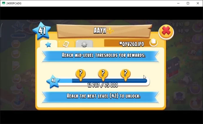 Level 41 | Barn Storage 1100 + Silo Storage 625 | 159K Coins|CN ON|Log Supercell ID|Take Email|Check SS(HYD784)