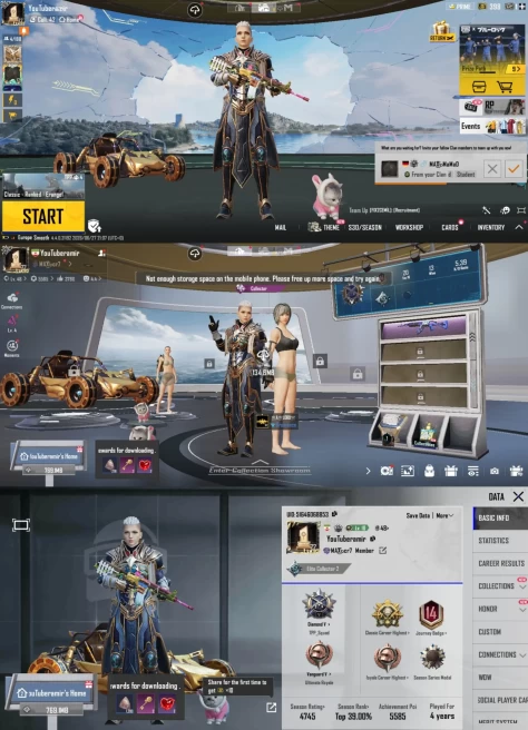 1890 - IOS Android - Level 72 - Bogy Upgrade - Back Pack Fharoh - 7 Guns Upgrade
