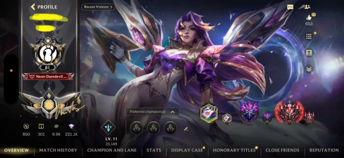 [455][Android&İos][EU]Grandmaster+50Skin+Prestige Select Neon Daredevil Kai'Sa , Neon Daredevil Hecarim , Truth Dragon Yasuo , Neon Daredevil 