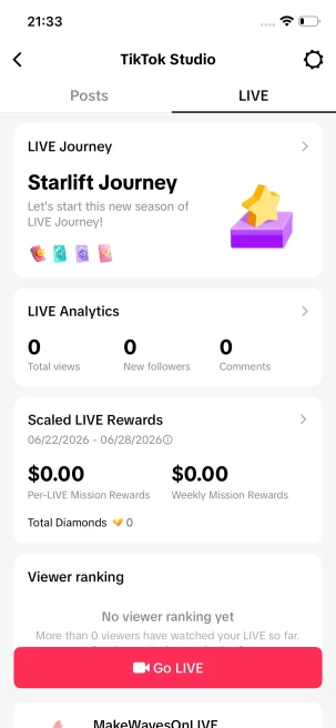 Instanly Delivery/39K Real Followers+360K Real Likes/ Creator Rewards Program Activated/ Live Stream/ Full Access