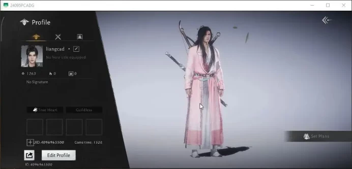 GLOBAL|Lv 5|3671 GS|1 HC|Lone March|Anthem of Ages|Face;Realm Seer,Moonloit Pavilion,Mirrored Heart|Male|Log Netease|WWM1245