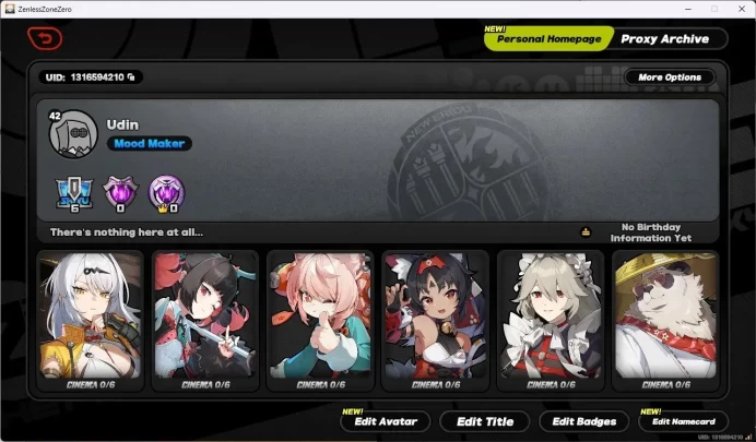 ASIA|IK 42|3 Limited,1 VoidHunter [(Nangong Yu+Sign),Yixuan,Zhao]|1 S-Rank Bangboo|1,7k PolyC|Mc Wise|Check SS ZZZ03B