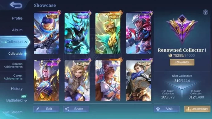 Global|Skin 312|Renowned|PRIME Granger,Sanrio Floryn,Collector Natalia+Granger|More Check SS ML2337B
