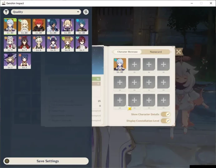 ASIA|AR 16|1 Limited + 1 (*5Standard)|Ayato & Diluc|Low Explore Map|Reunion On|Mc Female|Take Mail|Check SS|GI6957
