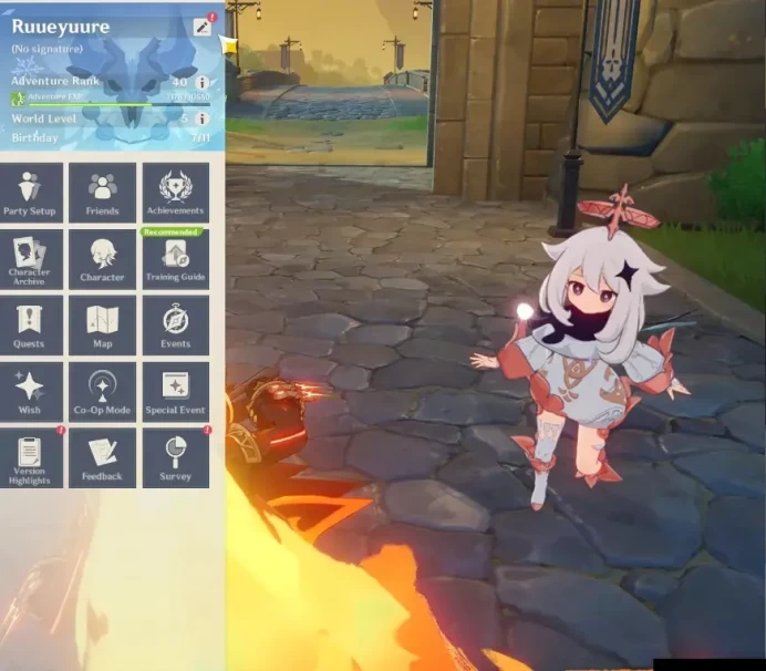 ASIA|AR 40|3 Limited + 1 (*5 Weapon)|Citlali C1,Mavuika,Yelan|Bloodsoaked Ruins|Mc Female|Take Mail|Check SS|GI7191