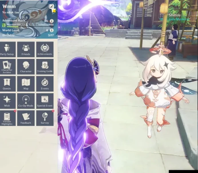 ASIA|AR 56|6 Limited + 3 (*5 Weapon)|Eula,Raiden,Shenhe,HuTao,Xiao,Kokomi|Mc Female|Take Mail|Check SS|GI7195