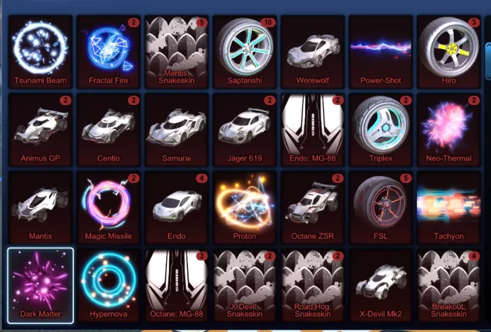 RL355 ACC with Fennec, Endo, 300+ BM's / Exotic's / Import's, Level 1, Platform: Epic Games, PC