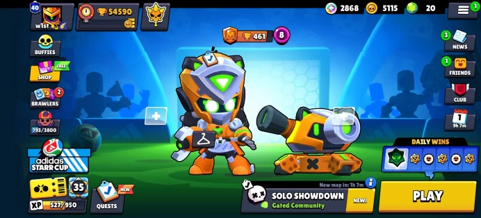 [Code A471] Level 133 / 54k Trophy + 8 Brawler Prestige 2 / Very Cheap