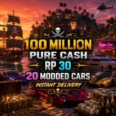 PlayStation 5 ◆ 100 Million Pure Cash ◆ RP 30 ◆ 20 Modded Cars ◆ Instant Delivery ◆ #ARXX8