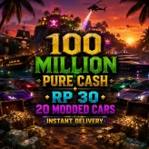 PlayStation 5 ◆ 100 Million Pure Cash ◆ RP 30 ◆ 20 Modded Cars ◆ Instant Delivery ◆ #ARXX9
