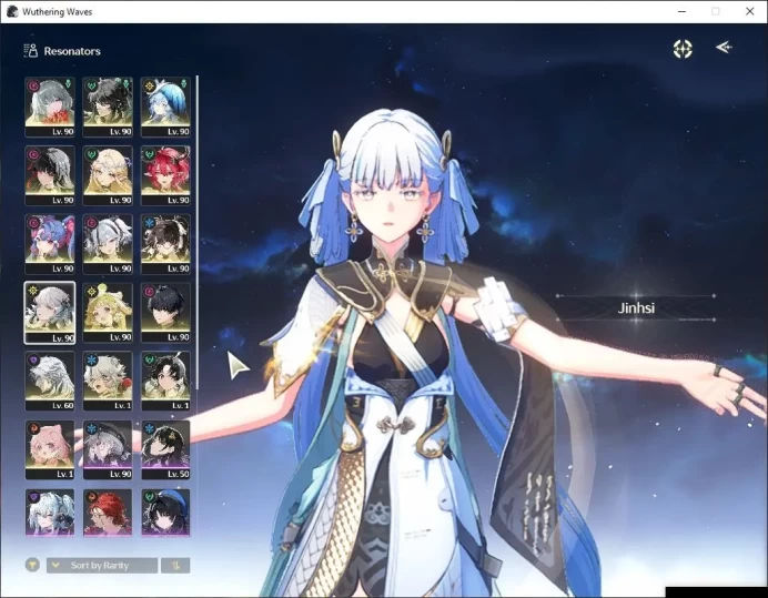 SEA|UL 77|10 Limited|[Chisa,Phrolova,Cartethyia,Jinhsi,Camellya,Roccia,Zhezhi]+Sign,Etc|DB Lv28|Log Kuroo|Check SS(WW3147)