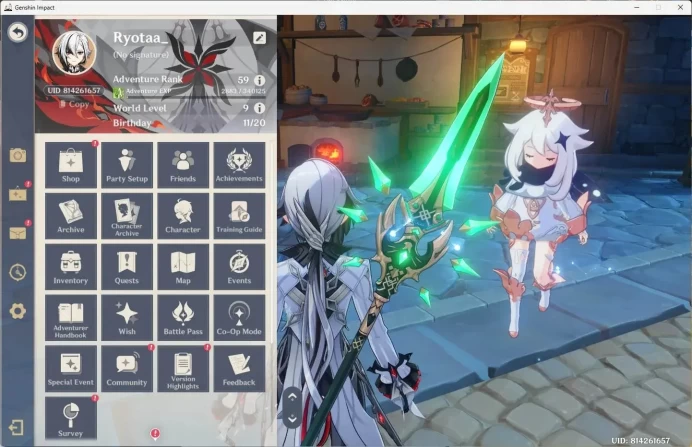 Asia|AR 59|12 Limit+2 Sign|Citlali,Skrik,Nicole,Arlecchino|MC Female|3 (*5 Wep) Angelos'Heptades |TakeMail Check SS GI279B