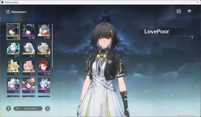 SEA|UL 52|Rank 6|1 Char Limited [Phrolova R6 + Sign],Rebecca,Calcharo,Lingyang,Verina,Encore|MC Female|TakeMail WW140B