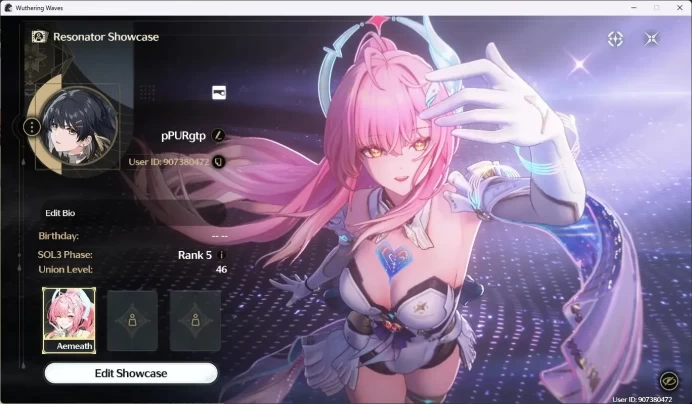 SEA|UL 46|Rank 5|2 Char Limited [Augusta R2 + Sign, Aemeath] + Rebecca|Mc Female|TakeMail WW141B