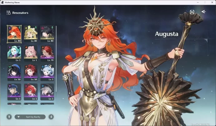 SEA |UL 52|Rank 6|1 Char Limited [Augusta R3 + Sign]+ Sign|Mc Female|TakeMail WW142B