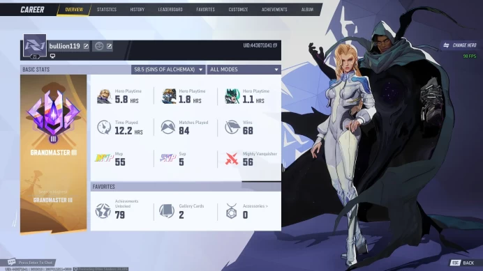  [PC - STEAM] New Season 8.5 | Grandmaster 3 Rank | Level 15+ | 3 Rare Skin | 1450 Unit Currency | Ranked Ready | Full Access | Instant Delivery