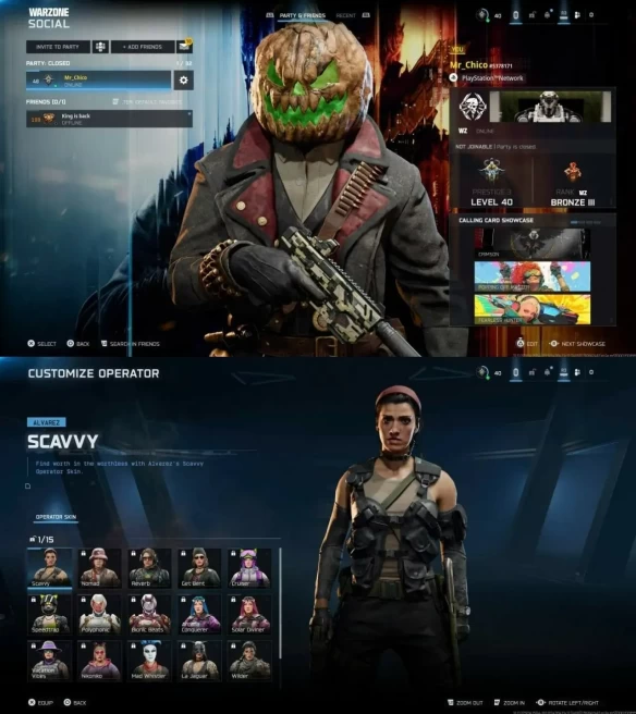 1930 - Warzone 4 - Level 40 - All Platform - 33 Abyss Camo - 33 Operator - Prestige 3