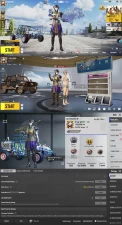 1941 - IOS Android - Level 59 - X Suit Pharoh - Wife Pharoh - 3 Guns Kill Message - Helmet Glacier - backpack Mytich - 1 s Quncquer