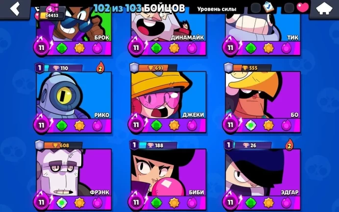 BS1174//Trophies 54557 Brawlers 102