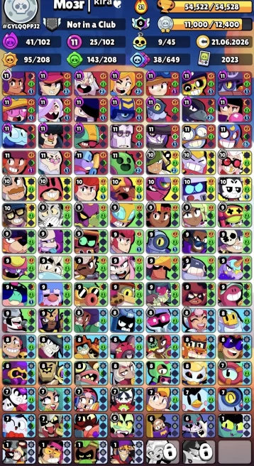 BS1194//54500 Trophies 102 Fighters Lunar Glory 13 Mythic Skins 5 Hypercharge 4 Legendary Skins