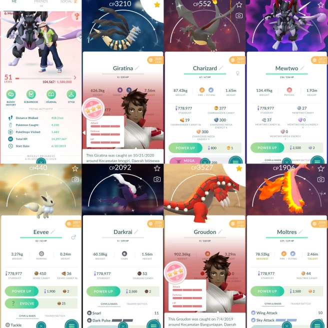 2353 Level 51 2019. SHUNDO Giratina Armored Mewtwo x2 tradeable -Year2019-2020 tradeable: 146 Shiny Darkrai