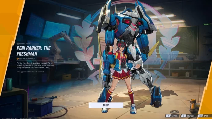 MR124//Multi-Platform | 2 Summer Skins | PENI PARKER: THE FRESHMAN | BAG-MAN BEYOND SPIDER MAN SKIN |#MA 12