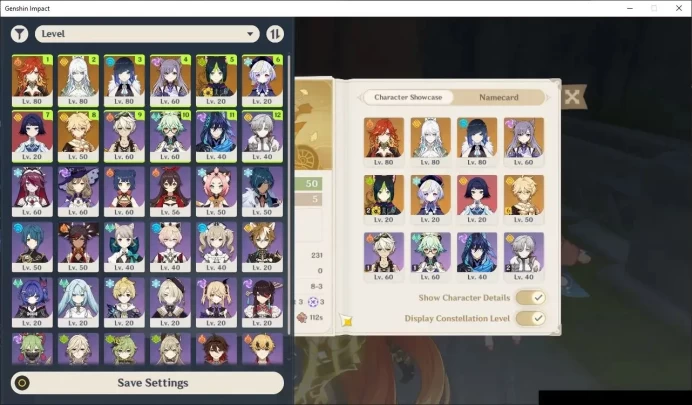 ASIA|AR 50|3 Limited|Mavuika,Zibai,Yelan +3(5*Standard Character) +1(5* Sign Weapon)|Male MC|Take Mail|Check SS|GI7288